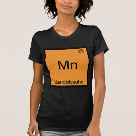 Mn - Mendelssohn Funny Chemistry Inslag Symbol Tröja