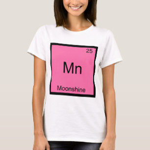 Mn - Moonshine Funny Chemistry Inslag Symbol Te Tröja