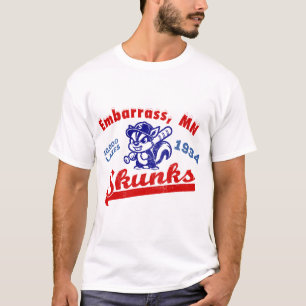 MN Skunks Vintage Baseball Team 1934 T Shirt