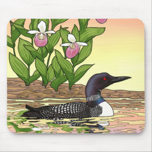 MN State Bird Flower Loon Dam Slipper Musmatta