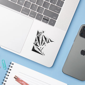 MN State-etikett Klistermärken