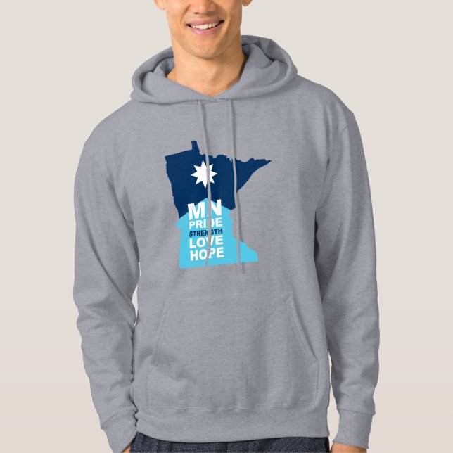MN Strong  Hoodie (Framsida)