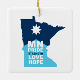 MN Strong  Julgransprydnad Keramik