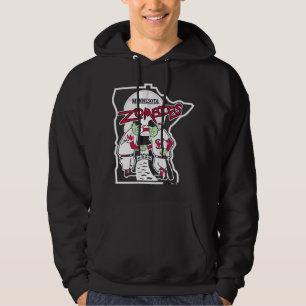 Mn-ZombiesHoodie Sweatshirt Med Luva