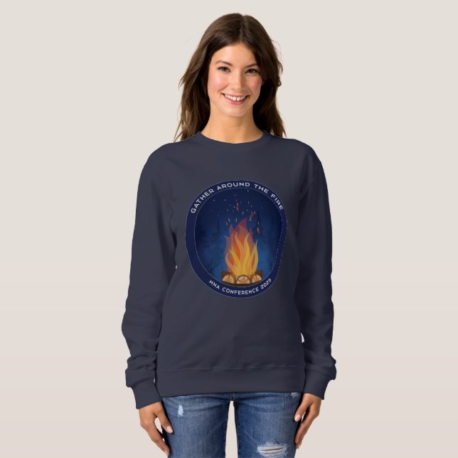 MNA Conference 2025 Women's Sizing Sweatshirt Navy T Shirt (Hel framsida)