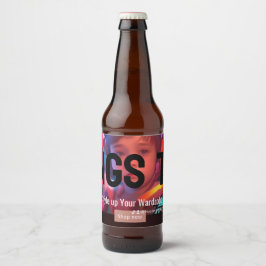 Mnat TV-kanalsamling 1 Flaska Ölflaska Etikett