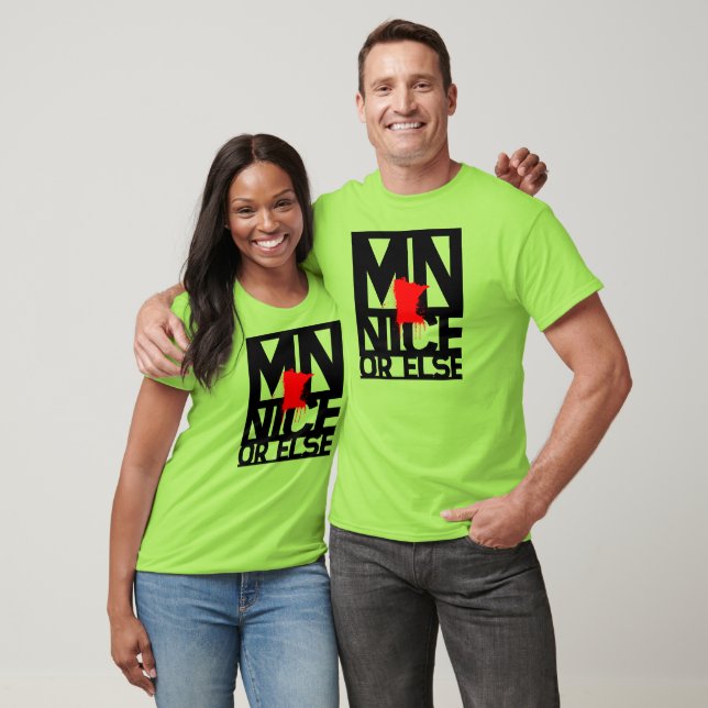 MNice eller Else 3/4 Sleased Shirt Tee Shirt (Unisex)