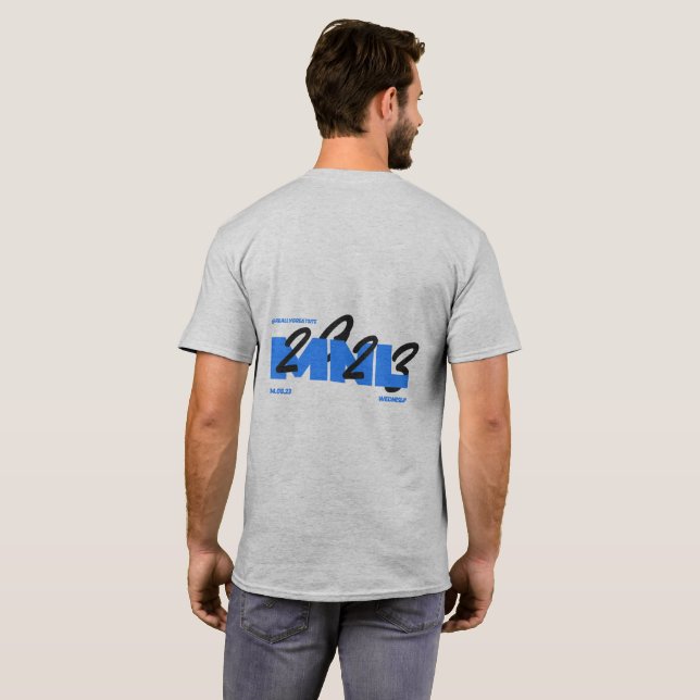 MNL 2023 Evolution Men's Basic T-Shirt (Hel baksida)