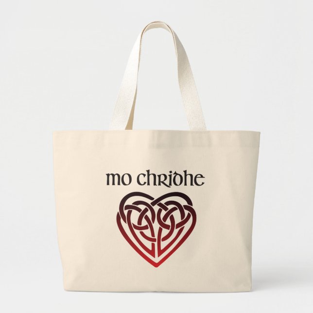 Mo Chridhe - min hjärta i Gaelic Jumbo Tygkasse (Framsidan)