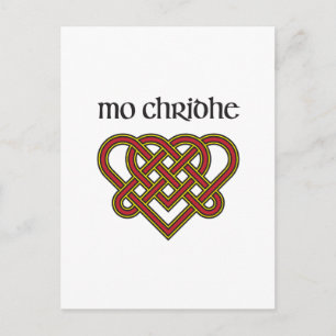 Mo Chridhe - Mitt hjärta på gaeliska Vykort