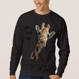 Mo giraffe-get roligt|Gått för get älskare Lång Ärmad Tröja