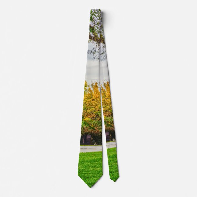 MO Huvudstad Autumn Grounds Neck Tie Slips (Framsida)