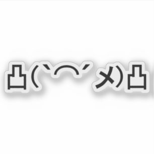 Mo ilsken Emoticonjapan Kaomoji Klistermärken