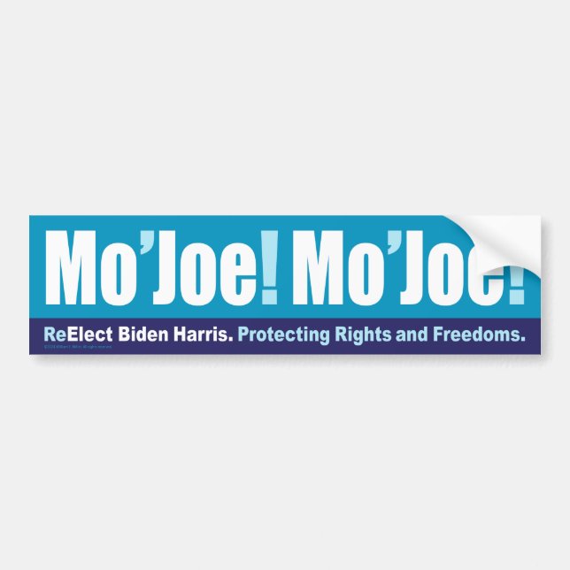 Mo Joe! ;Mo Joe! - ReElect Biden-Harris Bildekal (Framsidan)