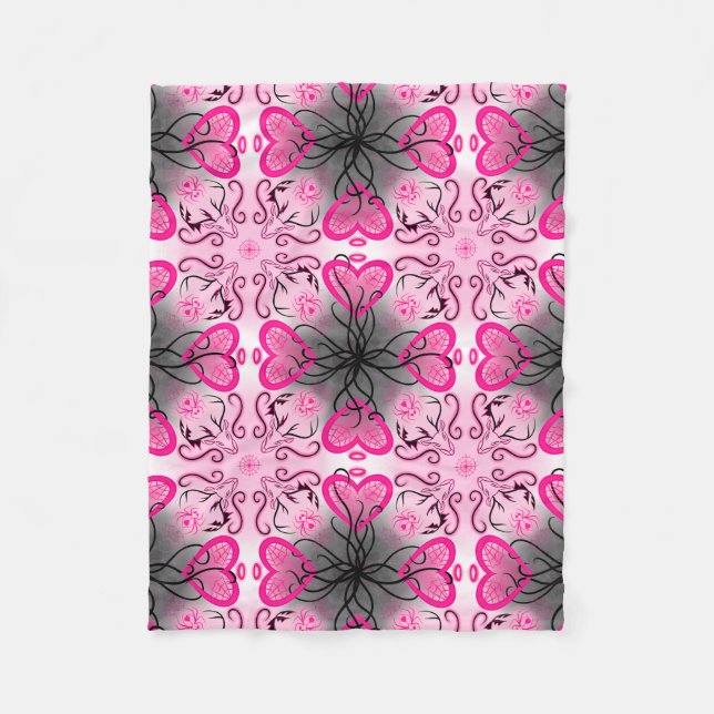 "Mo Limn Twa" sa spidern till Hjorten Fleecefilt (Framsidan)