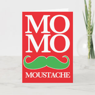 Mo Merry Mustache-kort Helgkort