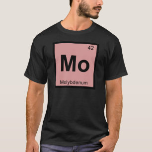 Mo - Molybdenumkemi Periodic Bord Symbol Tee Shirt