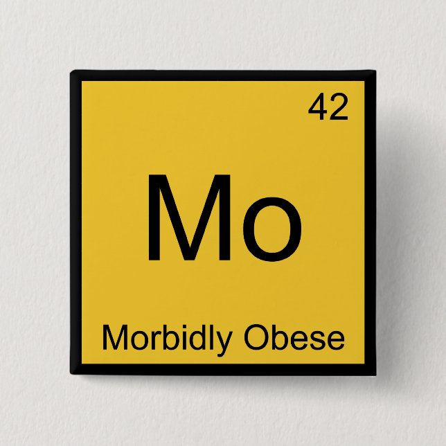 Mo - Morbiely Obese Funny Chemistry Inslag Tee Knapp (Framsida)