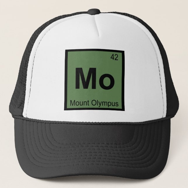 Mo - Mount Olympus Kemisk Periodiska Systemets Sym Keps (Framsida)