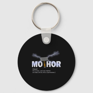 Mo-thor som mamma bara på det mäktigare roliga mor nyckelring