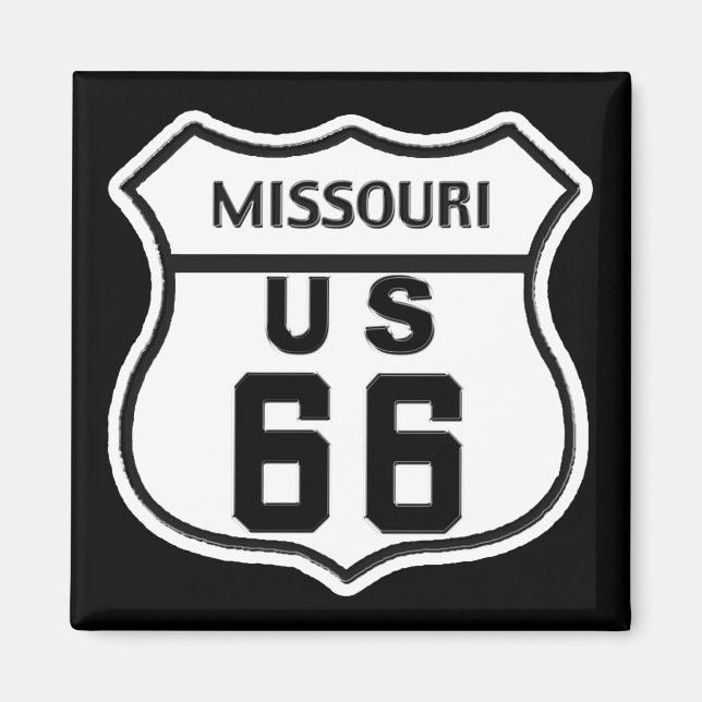 MO US ROUTE 66 MAGNET (Framsidan)