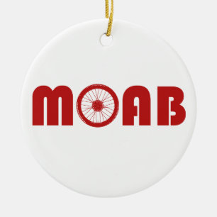 Moab (Bike Wheel) Julgransprydnad Keramik