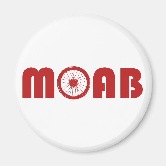 Moab (Bike Wheel) Magnet (Framsidan)