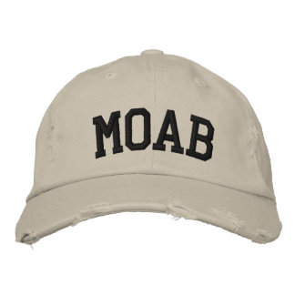 Moab Embroiderade Hat Broderad Keps