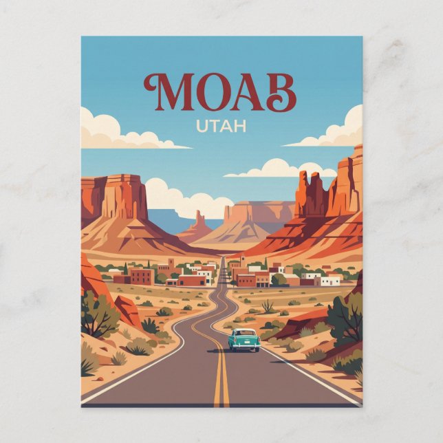 Moab USA Vykort (Framsida)