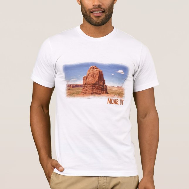 Moab, UT killar T. Tröja (Framsida)