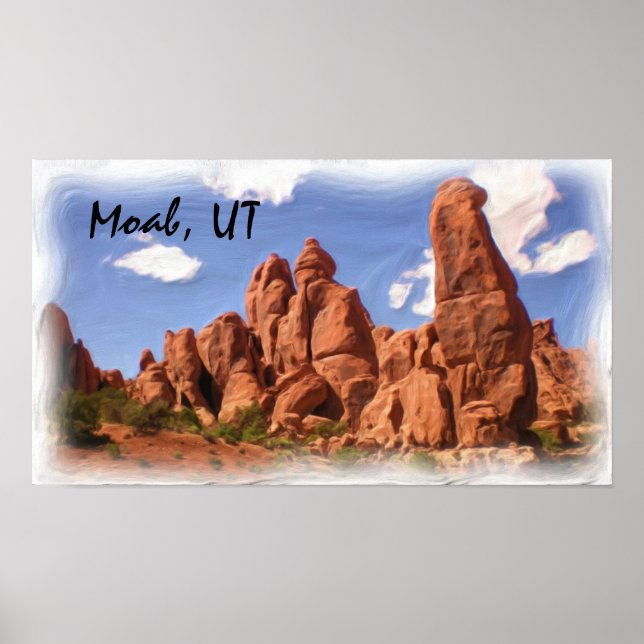 Moab, UT poster (Framsidan)