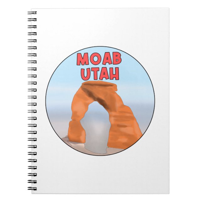 Moab Utah Anteckningsbok (Framsidan)