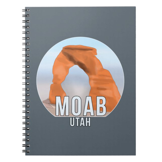 Moab Utah Anteckningsbok (Framsidan)