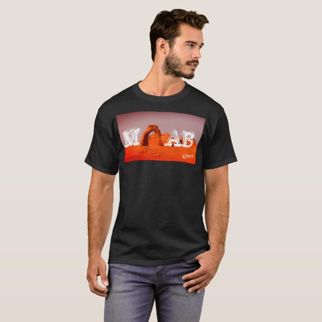 Moab, Utah Arches National Park Tee (Hel framsida)