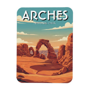 Moab Utah Arches nationalpark Delicate Arch Magnet