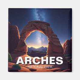 Moab Utah Arches nationalpark Milky Way Magnet