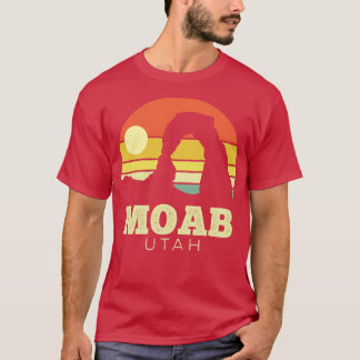 Moab Utah Arches Vintage Sunset T Shirt