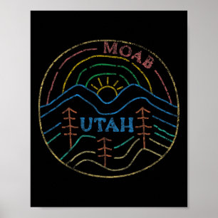 Moab Utah Beehive State National Parker Mighty 5 T Poster