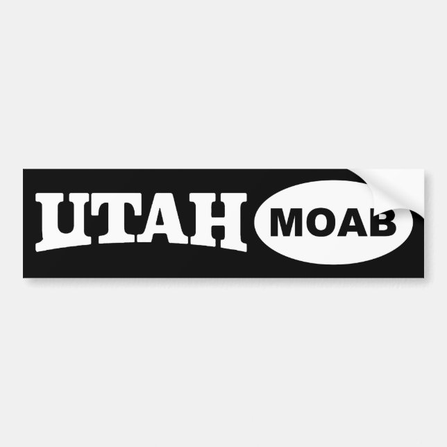 MOAB Utah bildekal (Framsidan)