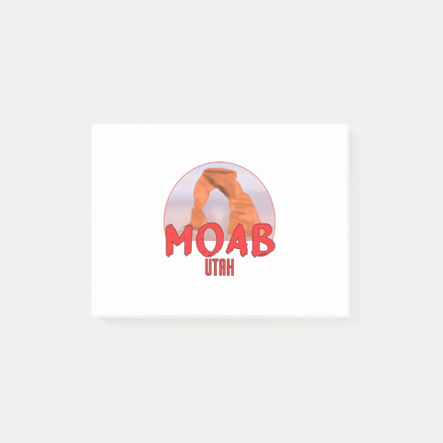 Moab Utah Delicate Arch Post-it Block (Framsida)