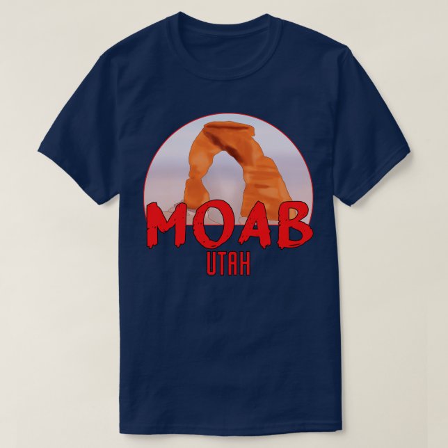 Moab Utah Delicate Arch T Shirt (Design framsida)
