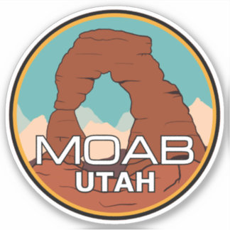 Moab Utah Klistermärken