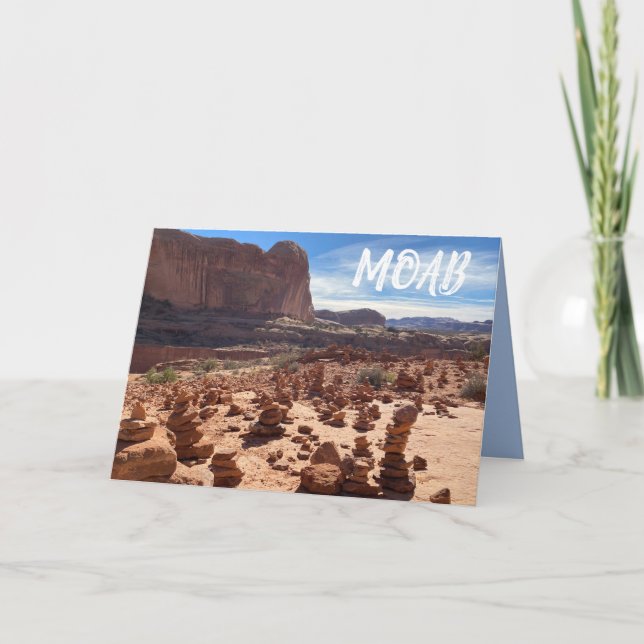Moab Utah Kort (Framsida)