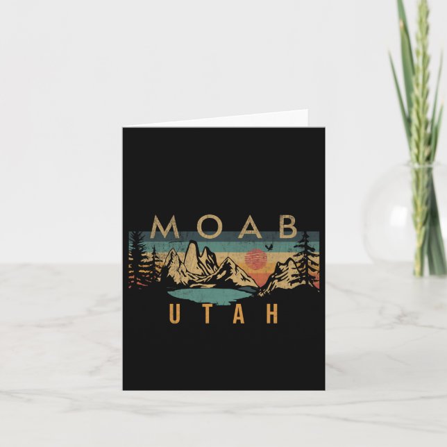 Moab Utah  Kort (Framsida)