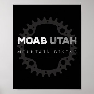 Moab Utah Mountain Biking Mtb Tröja - Vintage Mtb  Poster