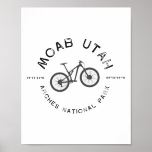 Moab Utah Mountainbike T Poster