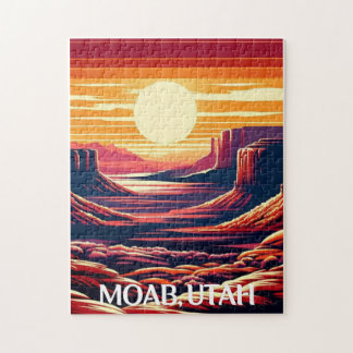 Moab Utah National Parker Sunset Souvenir Gift Pussel
