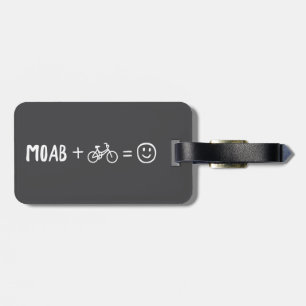 Moab Utah Plus Cyklar Gör Dig Glad Bagagebricka