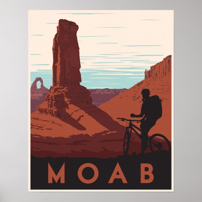 Moab Utah Poster (Framsidan)