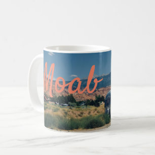 Moab Utah Trailer i öknen Mugg